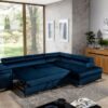 Concept One blå  omdannet til seng